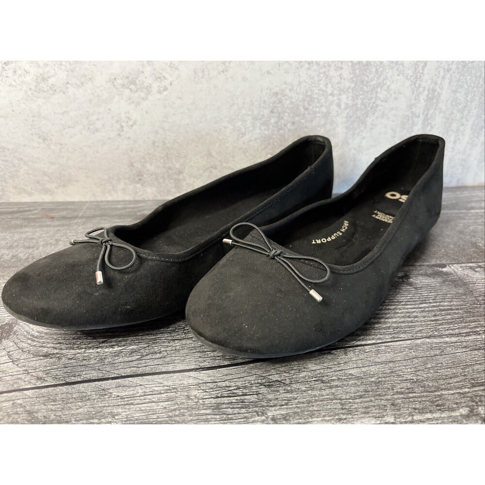 Sonoma Women's Goods For Life Slip On Ballet Flats Black Size:8.5